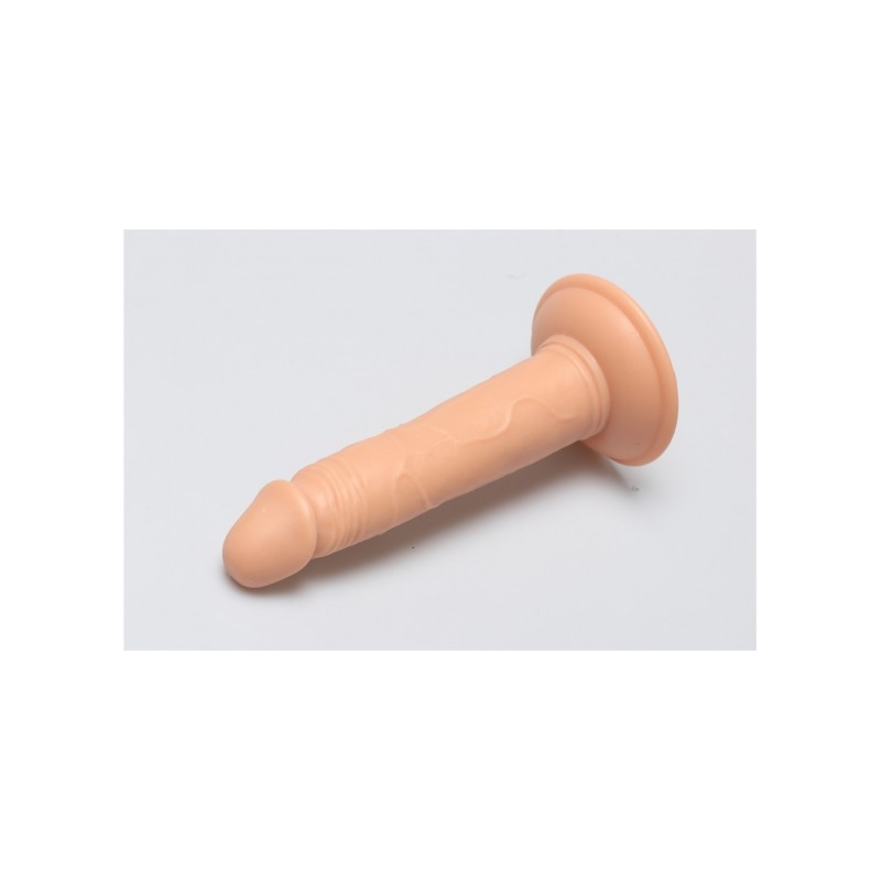 Duży gruby żylasty penis dildo z przyssawka 19 cm